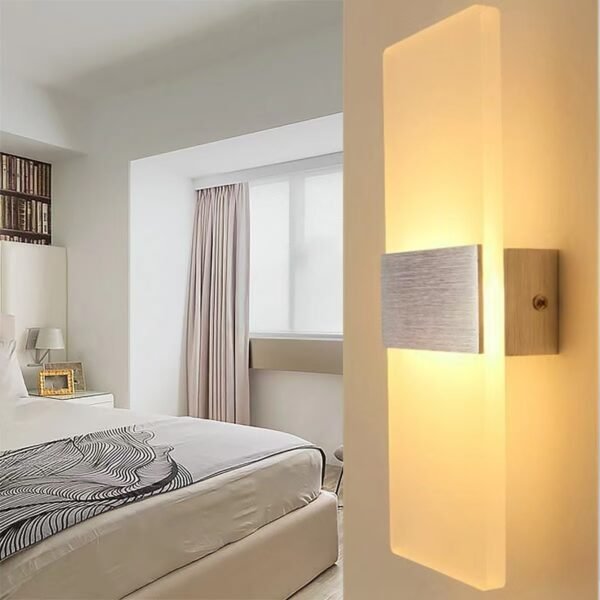 LED Acrylic Wall Light Warm - Image 7